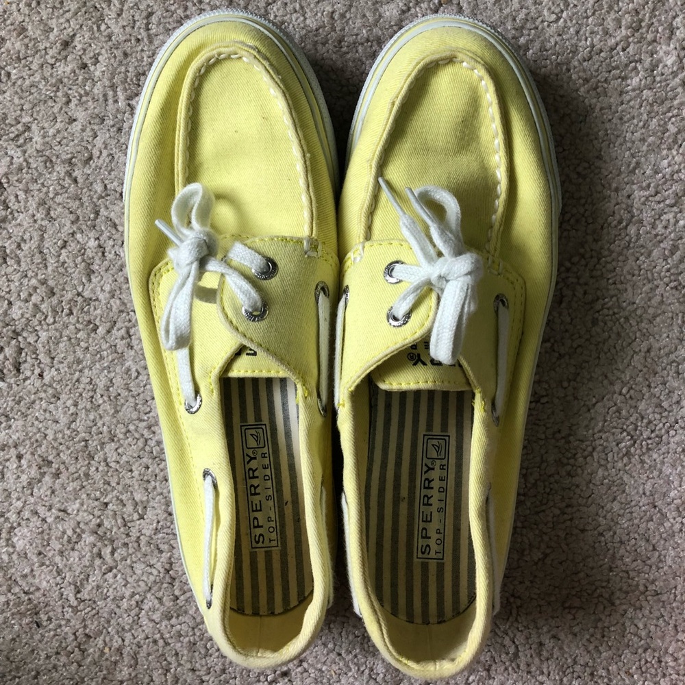 Sperry Top-Sider Women’s Yellow Boat Shoes